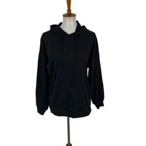 Open Edit Hoodie XS Black Oversized‎ Streetwear Lounge Athleisure Cozy